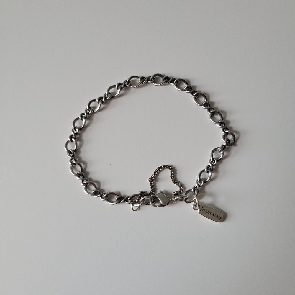 James Avery Sterling Silver Medium Twist Charm Bracelet